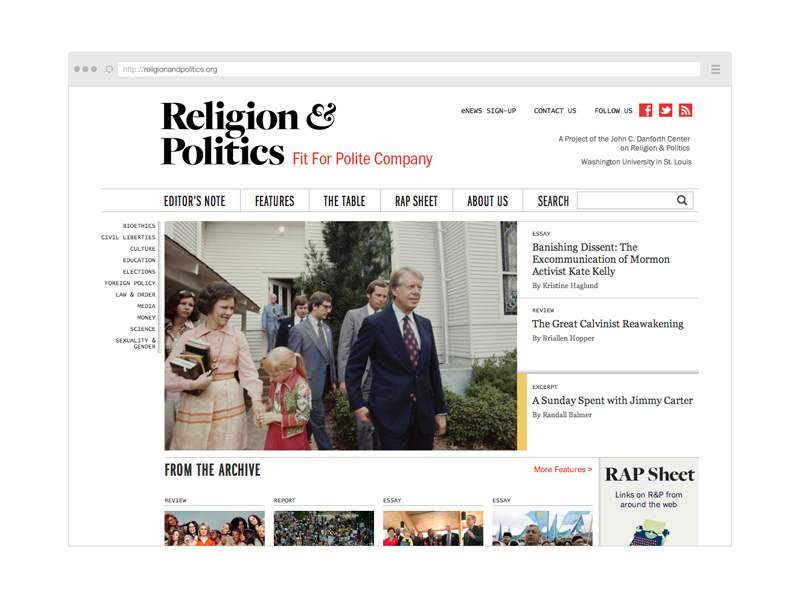 Point Five Religion & Politics website
