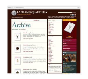 Point Five Lapham's Quarterly website