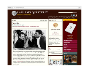 Point Five Lapham's Quarterly website