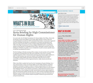 Point Five What's in Blue website