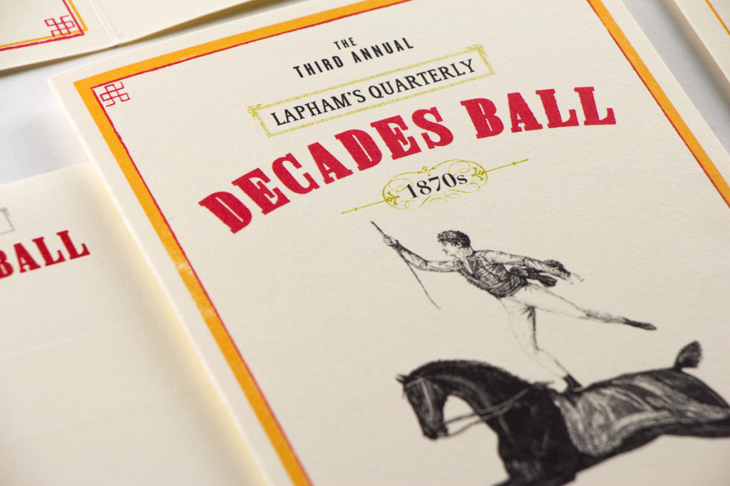 Lapham's Quarterly Decades Ball 1870s