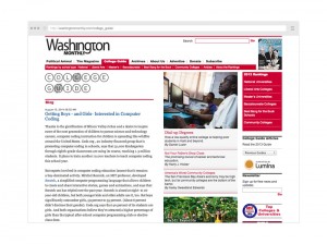 Point Five Washington Monthly website